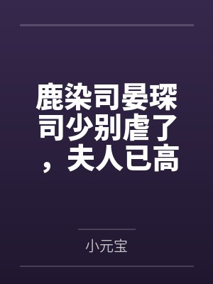 鹿染司晏琛司少别虐了，夫人已高调改嫁